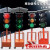 定制太阳能可移动升降红绿灯场地驾校指示灯道路交通信号灯 3头满屏移动信号灯