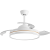 雷士（NVC）风扇灯吊扇灯led北欧餐厅灯具吊灯三色带遥控灯具隐形扇 【36瓦哑白】智能款/高显