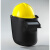 蓝鹰6PA2/6PA3焊帽焊工电焊面具安全帽式可掀式防护电焊面罩 6PA3面罩+安全帽 支架处铝合金材质