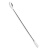 垒固 不锈钢药勺称量勺试剂勺 20cm/一勺一铲 双头不锈钢药匙 