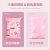 加厚快递袋粉色卡通印刷袋防水物流包装袋子打包袋塑料袋 粉色薄款 20*30cm 【1捆100只】