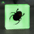 优束真昆虫夜光琥珀标本真实昆虫虫子教学观察展示盒荧光蜘蛛蝎子蜜蜂 夜光屎壳郎(3.8X3.8X1.5CM)