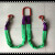 国标工业行车吊装带起重吊带吊具成套组合吊索具吊钩2腿3腿4腿5吨 2吨1米4腿（默认宽嘴钩）