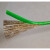 包塑钢丝绳加粗晾衣绳晒被绳户外遮阳网葡萄架猕猴桃百香果专用绳 绿色5mm直径--50米送4个锁扣