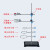 铁架台固定架(不含配件)铁三环蝴蝶十字夹烧瓶夹冷凝管夹 蝴蝶夹(铝制)