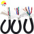 丰旭 TRVVPS10芯0.3平方 5对双绞屏蔽柔性数据传输电缆 伺服编码器线  TRVVPS10*0.3 100米