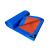 旷峙 防雨布 塑料苫布 加厚蓝桔油布 遮阳 户外防水篷布 3米*3米（9平米） 