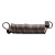 赫思迪格 PVC包胶防盗弹簧钢丝绳 便携箱包防丢防盗绳 银色2.5米(2个) HGJ-1580