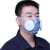 劳卫301-9A防尘面罩可更换滤棉工业防护面具劳保防粉尘打磨PM2.5 301-9A主体+2片滤棉