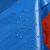 苏识 ST030 蓝桔160克加厚防雨布防水防晒遮阳棚布苫布盖布彩条布PE塑料篷布 4米*5米 蓝色/橘红色