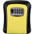 筑筠 钥匙盒密码锁 塑料密码锁 定制LOGO10个起做 单位/个 120*95*40mm 黄色