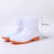 EVA白色食品卫生靴加绒食堂厨房工厂专用雨靴防滑耐油高筒棉水鞋 高度16cm左右：白色（牛筋底-不加棉） 37