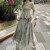 皮尔卡丹（pierre cardin）新中式女装国风禅意套装长袖防晒开衫小吊带高腰水墨半身裙三 三 L