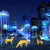 博雷奇仿真动物模型景观灯户外公园花园圣诞节小鹿摆件工程装饰灯具 大斑马160*55*170