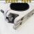 带底座防磁铝合金夹具高压电缆固定夹JGWD-1234567电缆卡具铝抱箍 JGWD-6 带弹簧 (140-166)