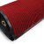 科力邦（Kelibang） 条纹复合地毯 可裁剪双条纹PVC复合防滑地垫 酒店地垫走廊防滑地毯 0.9*5m KB1211酒红色