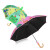 儿童雨伞幼儿园小学生黑胶防水套雨伞男童女孩宝宝遮阳伞晴雨两用 8骨 8k长伞儿童黑胶-动物世界