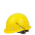 XMSJ玻璃钢安全帽适用工地施工建筑工程领导加厚透气定制印字国标男头 加厚型黄色