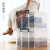 京酷KINKOCCL透明塑料收纳整理箱周转箱塑料储物箱中转箱直角加厚款70L53.5*39*32cm