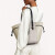 芙拉（FURLA）送女友Net系列22拼色设计牛皮革单肩手提包中号女款白色拼灰色拼 基础装(包+防尘袋)