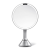 遄运定制simplehuman wide-view sensor mirror智能感应灯光化妆镜 8英寸5倍(银色)