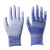 静电手套防工地劳保防滑工作透气薄款手套 蓝色涂掌手套(24双) S