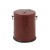 月桐（yuetong）YT-A59D不锈钢茶渣、茶水收集桶A-59D红桃木色不锈钢烤木纹漆 235×300mm 不锈钢