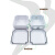R型abs塑料防水盒 户外防水接线盒监控室外防水盒分线盒 RA85*85 RT150*150*70