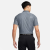 耐克（NIKE）男子速干高尔夫翻领T恤夏季OLO针织开衩 065冷灰/黑/白 S