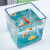 梦雷宠Gong Du玻璃方形金鱼缸办公桌绿萝水培家用创意小鱼缸小型迷你桌 大号方形裸缸 15*15CM