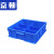京顿JINGDUN 塑料周转箱五金工具零件盒分格箱元件分类箱收纳盒 正6格395*395*125mm