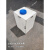 方形立式水箱设备扁平塑料出水桶货车淋水洗手桶大容量 KC-120L平面 375*450*715
