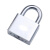 汇创佳（WHITERC）通开不锈钢挂锁防水防锈锁多用安防途锁 60mm  一把钥匙通用开多把锁