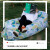 迦图鲮懒人充气沙发户外空气沙滩气垫音乐节便携式床垫露营野餐午休单人 黑色小葵花 190*70*50(枕头款)