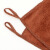 康丽雅 K-2305 家政酒店保洁纤维抹布 多功能一次性清洁毛巾 棕色30*40cm 30g
