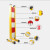 京度玻璃钢伸缩护栏施工隔离围栏电力安全防护栏可移动折叠护栏警示栏杆玻璃钢 管式 红白色1.5*4米