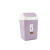 茶花 垃圾桶垃圾筐摇盖塑料废纸篓清洁收纳卫生筒1202紫色5L
