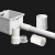 讯浦 PVC线管杯梳 锁扣螺接 阻燃白色 适用于20线管 10个装 XT-SK20