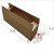 长条纸箱1米110cm包装盒回音壁滑板车模特搬家长方形加硬牛皮纸箱 超长551616cm 5层加硬材质厚度5mm