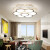 欧普灯圆形客厅超大吸顶灯2021年新款卧室房间水晶灯家用现代遥控 孔雀开屏50CM-暖光