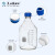 GL45液相流动相瓶盖1/2/3/4/5孔 液相瓶盖丝口螺口蓝试剂瓶盖 四 五孔瓶盖