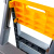 冰禹 折叠三步梯凳 多功能塑料人字梯子登高梯 防滑加厚承重150kg 灰黄色 BYS-314