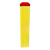 HUAIFENG/淮风PVC地埋警示柱 PVC 15×15×90cm 红色柱帽 黄色柱体 燃气供水管道地埋电缆标志桩警示桩