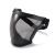 面罩PC电焊面罩打磨防尘透气防冲击高清晰度面罩骑行挡风面罩 透明防雾