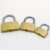 兴选工品 铜挂锁 小锁头 铜锁 小锁头 箱锁 柜门锁 20mm铜挂锁 通开