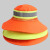 卫工人遮阳帽子大檐帽盆帽网眼清洁工公路养护物业 环卫帽：橘色普通款 可调节