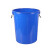 崖砾 塑料桶 1个 蓝色45L