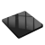 国际电工黑色超薄开关暗装86型有机玻璃镜面一开五孔插座面板 二开双切（超薄有机玻璃）