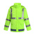 圣驰 PU防水涂层分体雨衣雨裤套装300D牛津布面料带反光标识路政雨衣荧光绿180