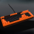 磁动力（ZIDLI） ZGK98光轴电竞游戏机械键盘99键小配列防尘防水全键热插 ZGK-98（黑橙）